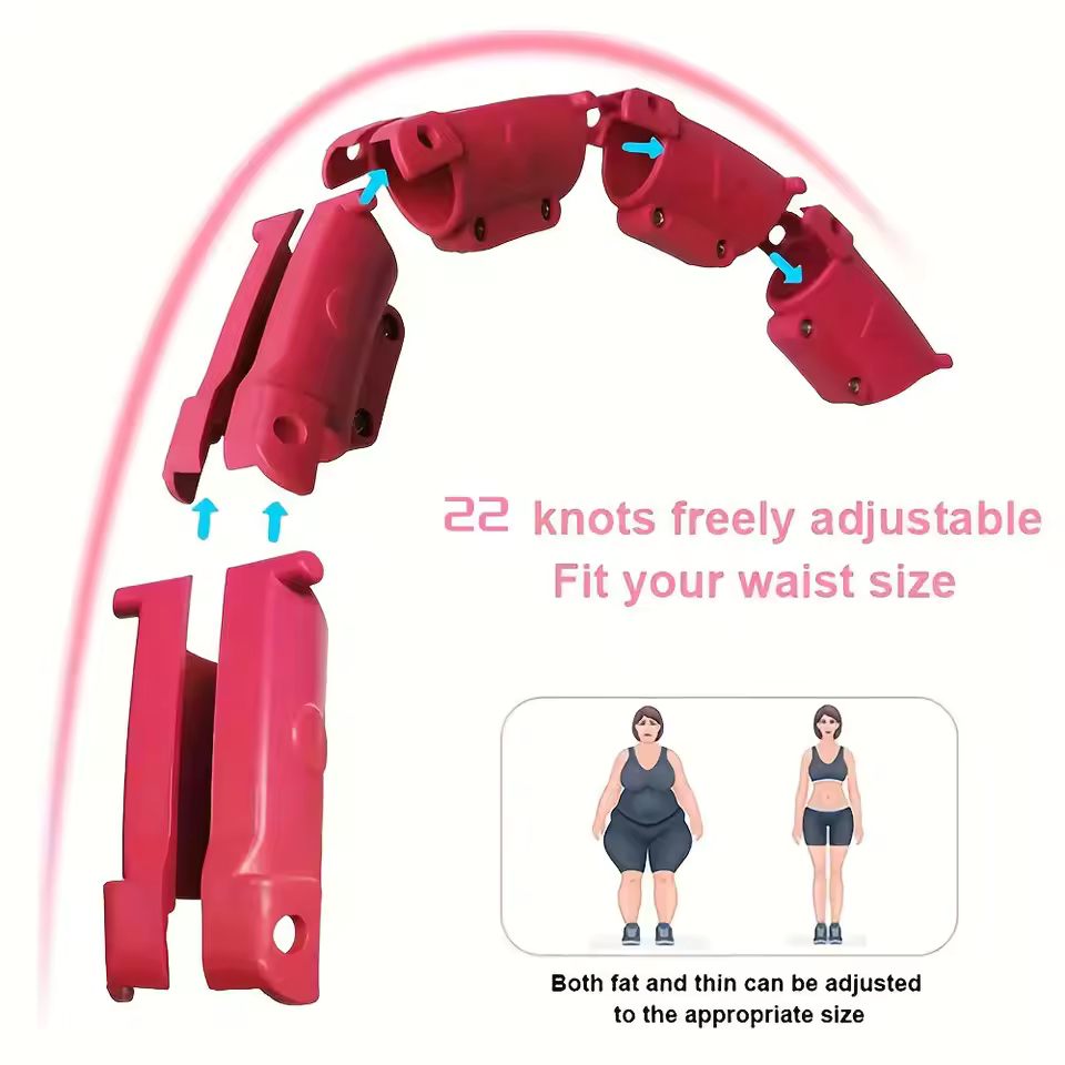 Adjustable Weighted Fitness Hoop