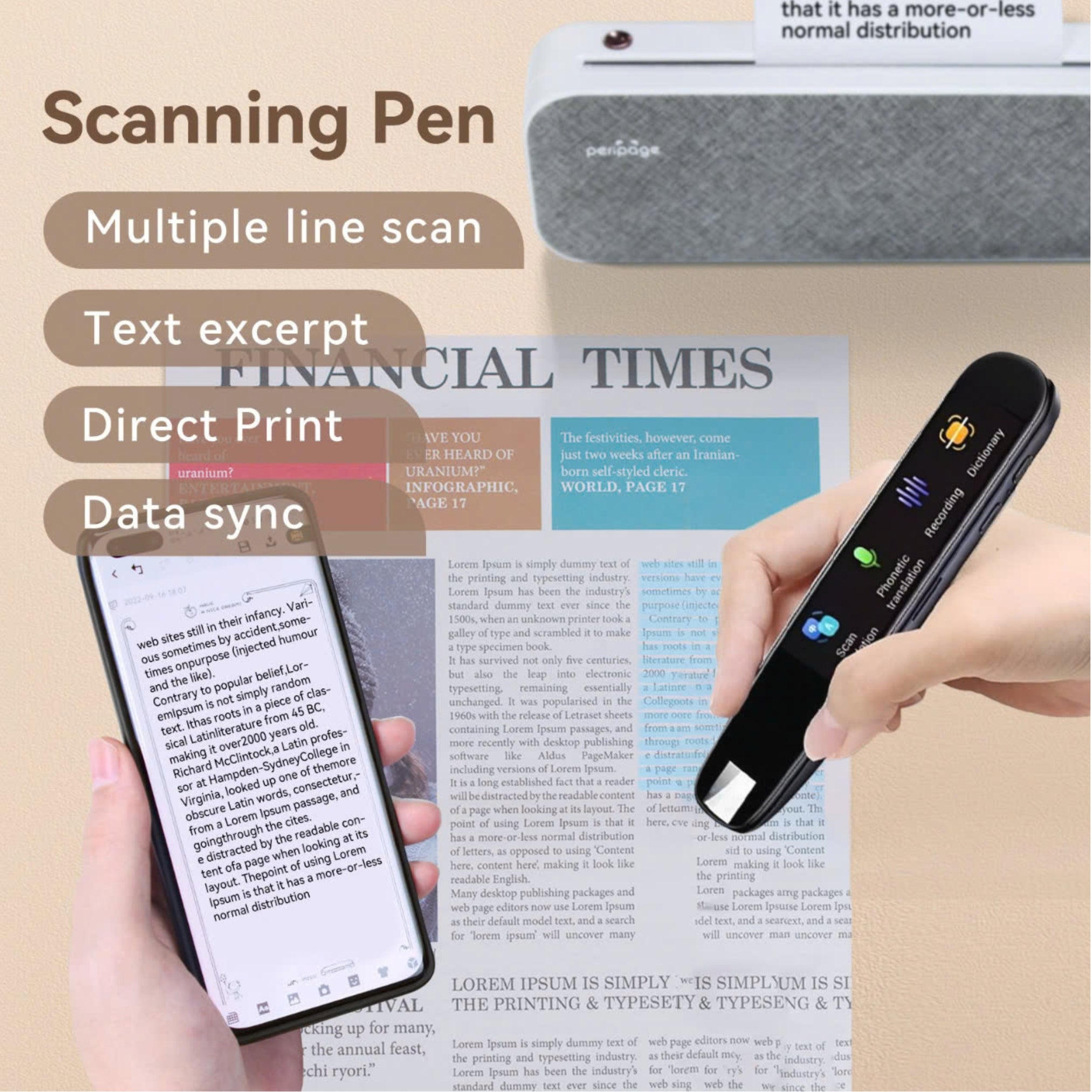 Travel Translator Pen