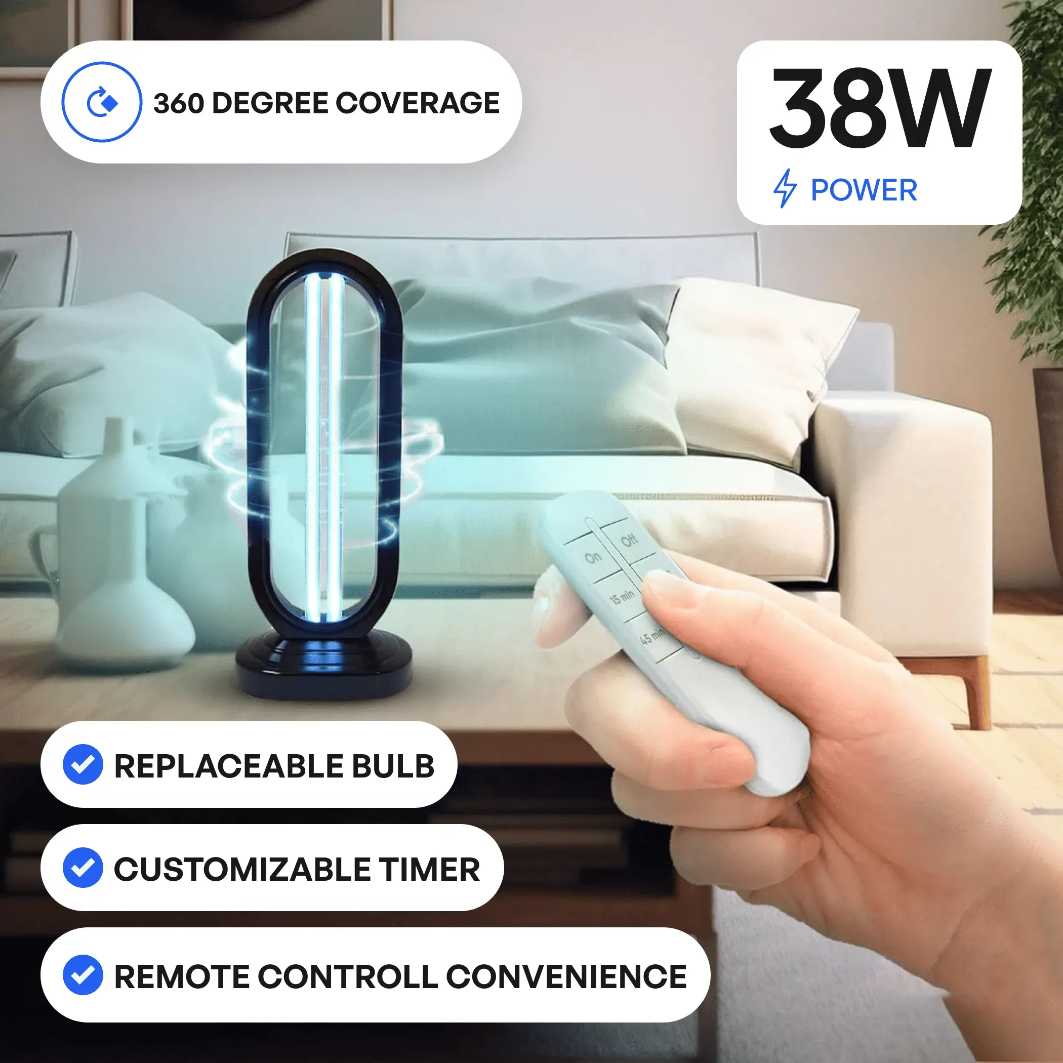 UVC Disinfectant Lamp