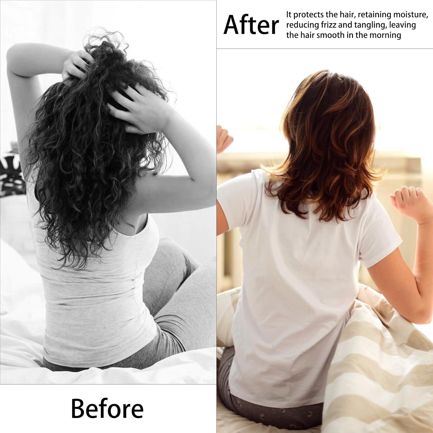 100% Pure Silk Hair Protection Bonnet