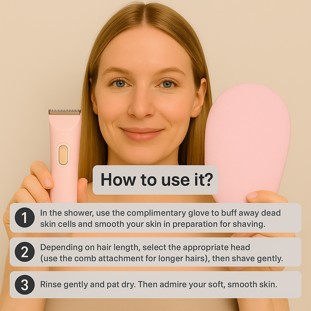 2-in-1 Electric Trimmer for Women