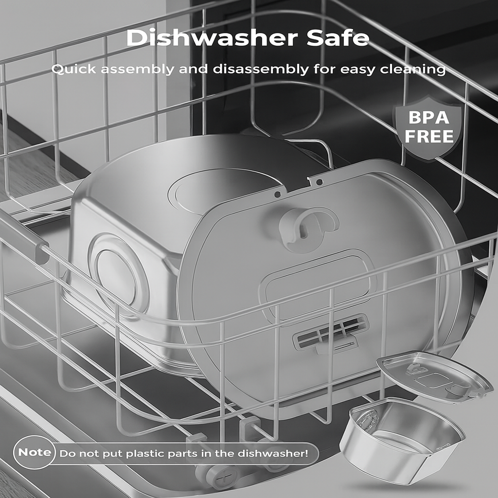 Stainless Steel Cat Water Fountain