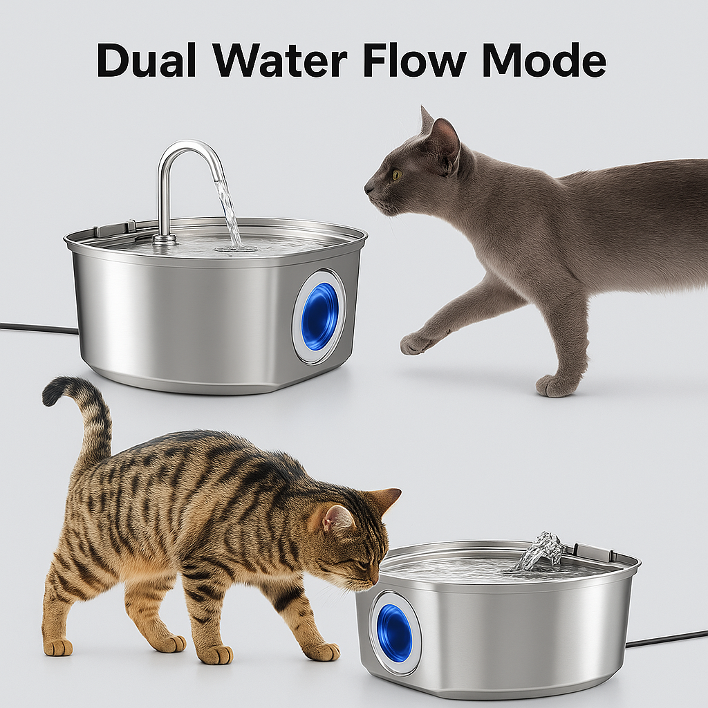 Stainless Steel Cat Water Fountain