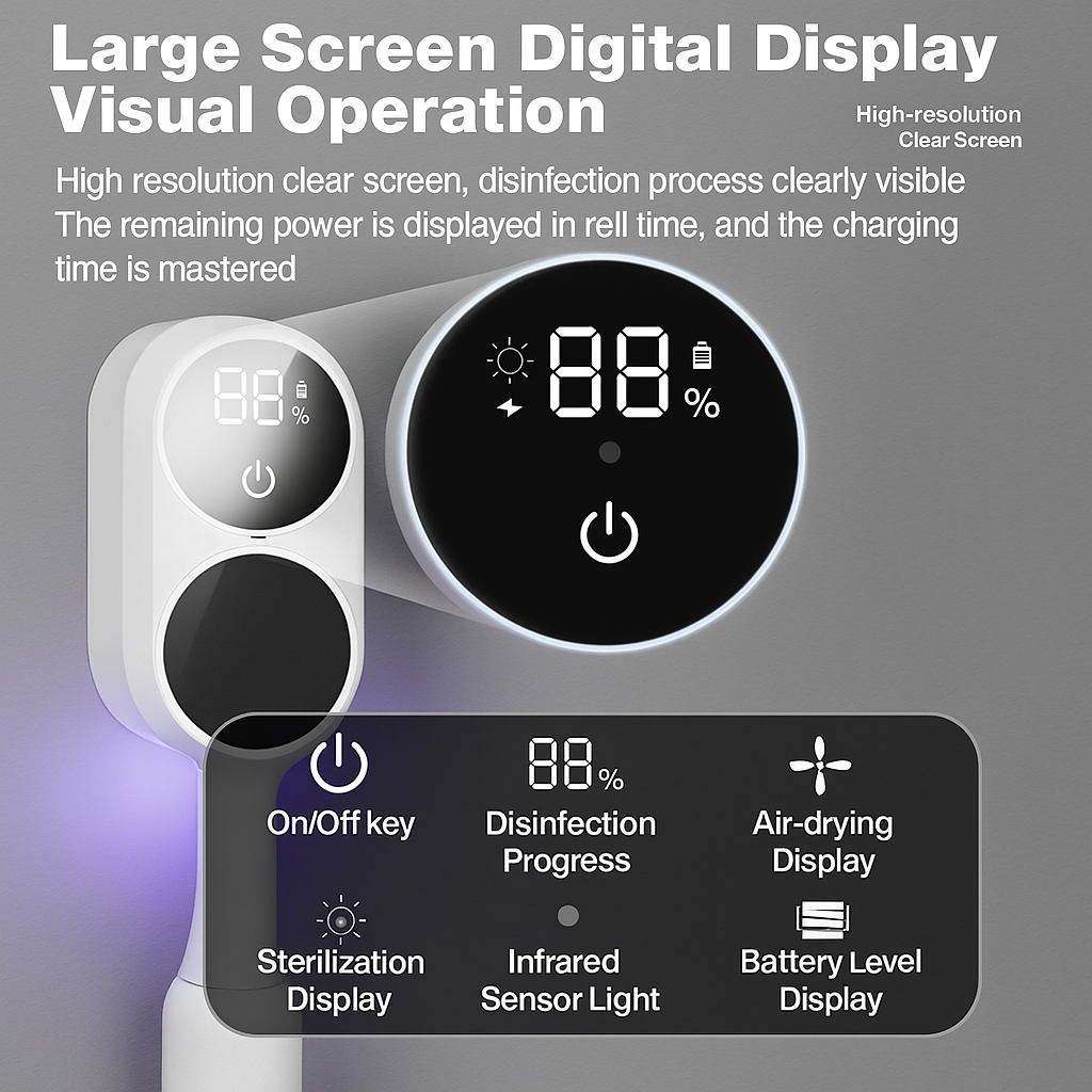 Advanced UVC Toothbrush Sterilizer