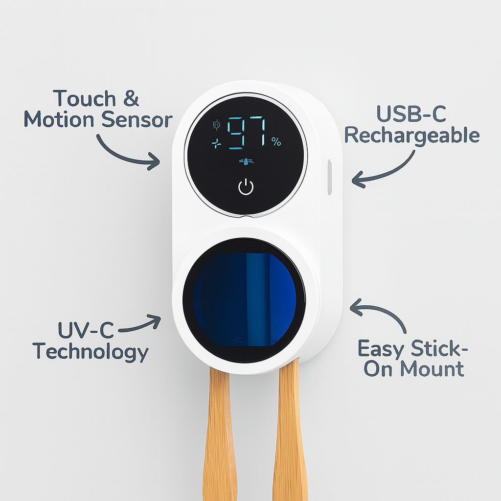 Advanced UVC Toothbrush Sterilizer