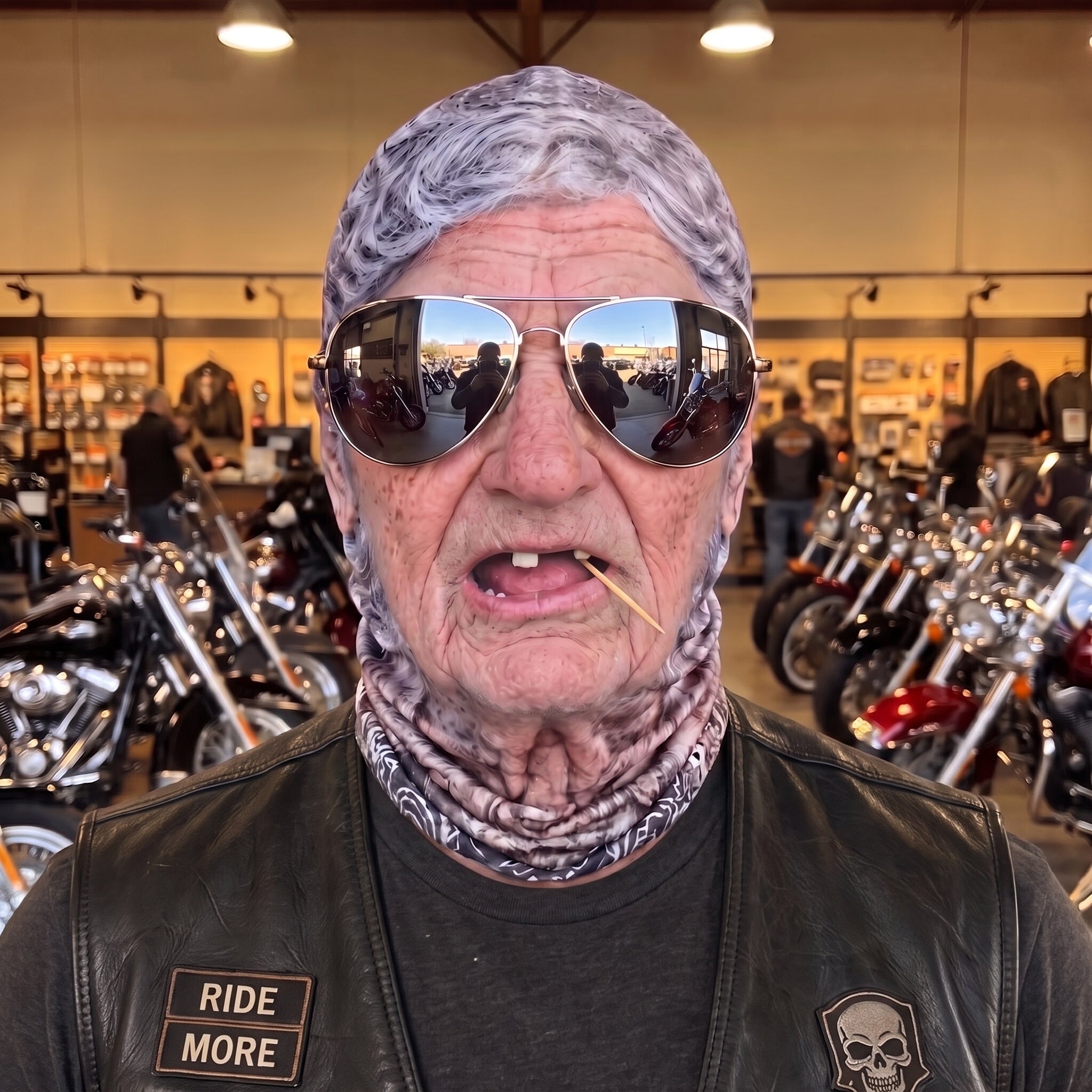 Pasamontañas de motociclista Gramps Mask™ de Omewan