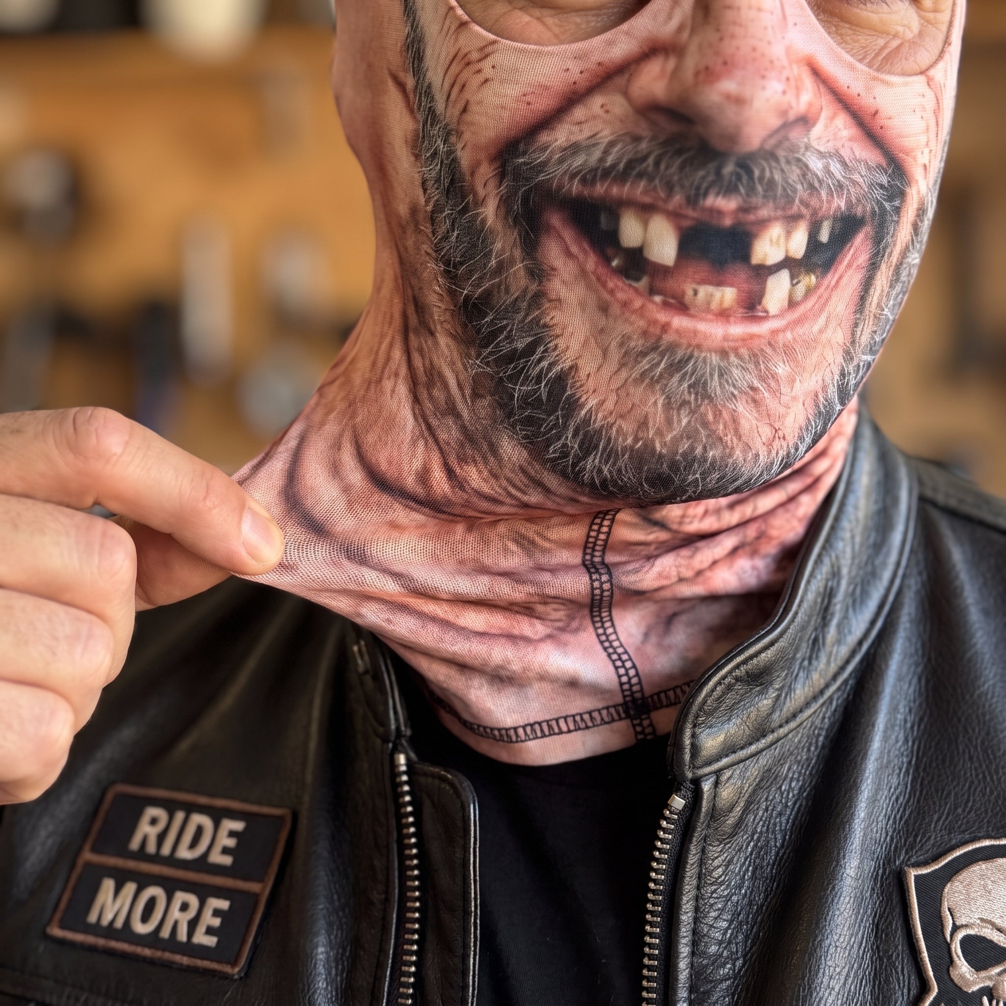 Pasamontañas de motociclista Gramps Mask™ de Omewan
