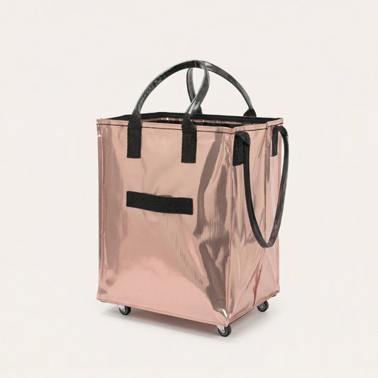 Foldable Rolling Travel Tote
