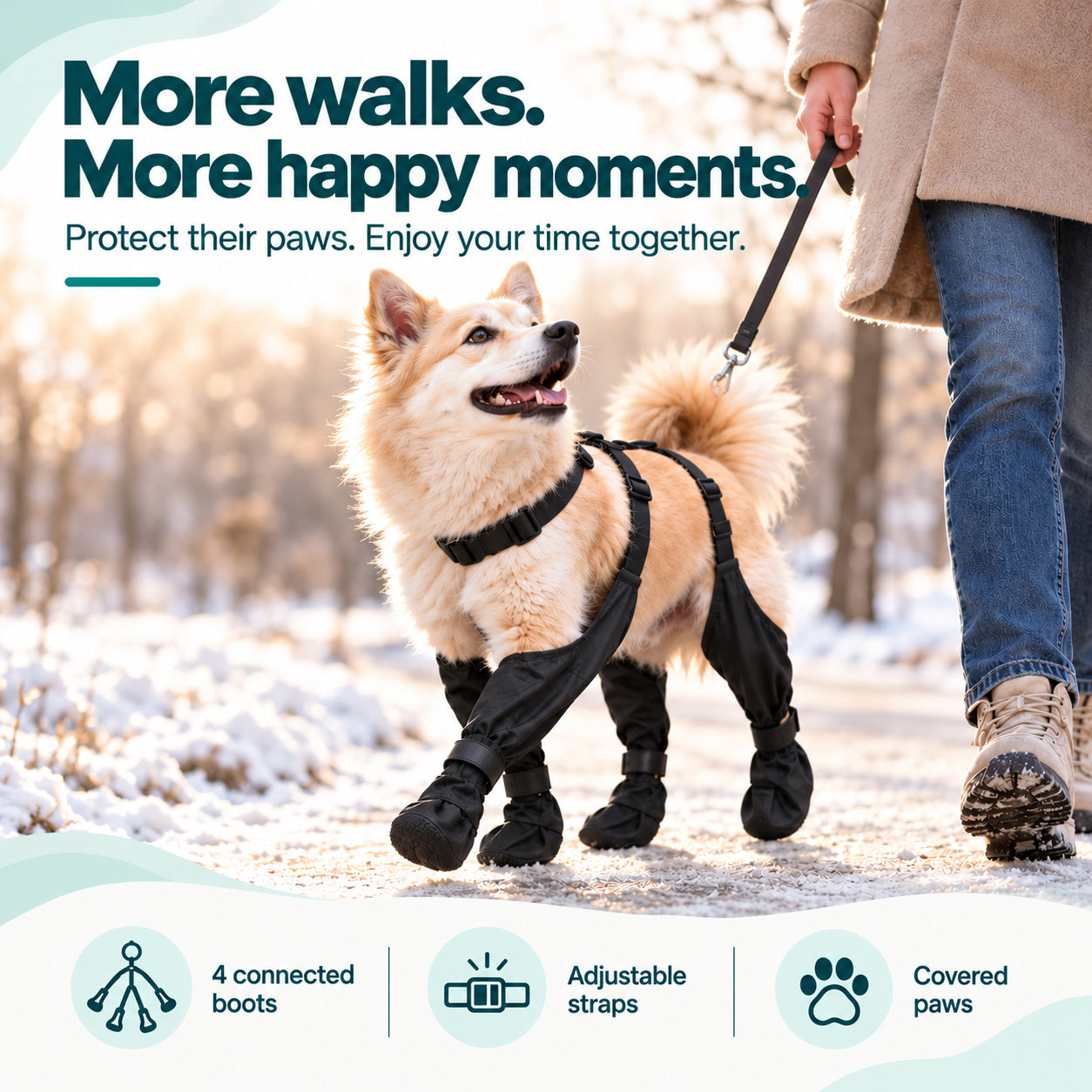 PupLeggies™ by Omewan Full-Leg Dog Boots