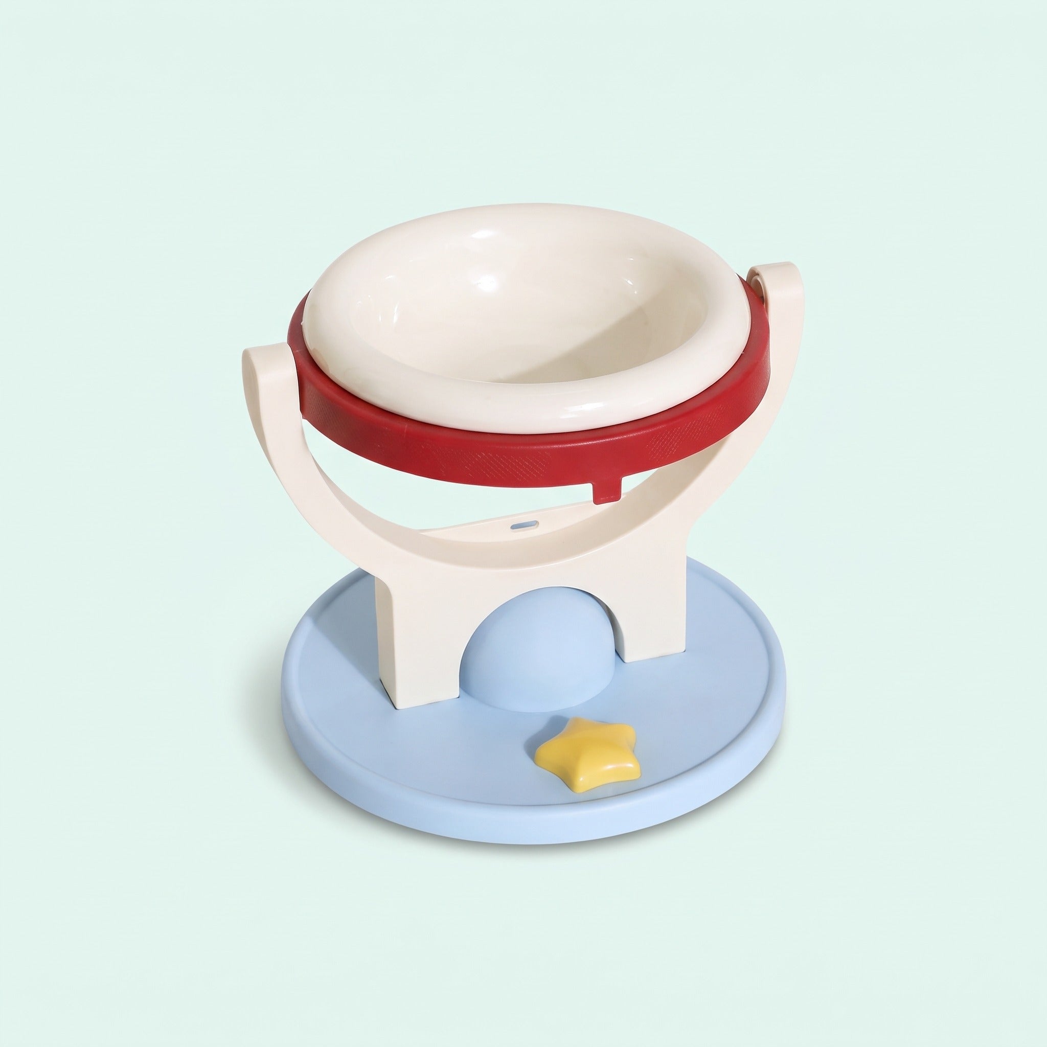 PawPerch™ by Omewan 2-in-1 Raised Ceramic Pet Bowl