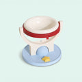 PawPerch™ by Omewan 2-in-1 Raised Ceramic Pet Bowl