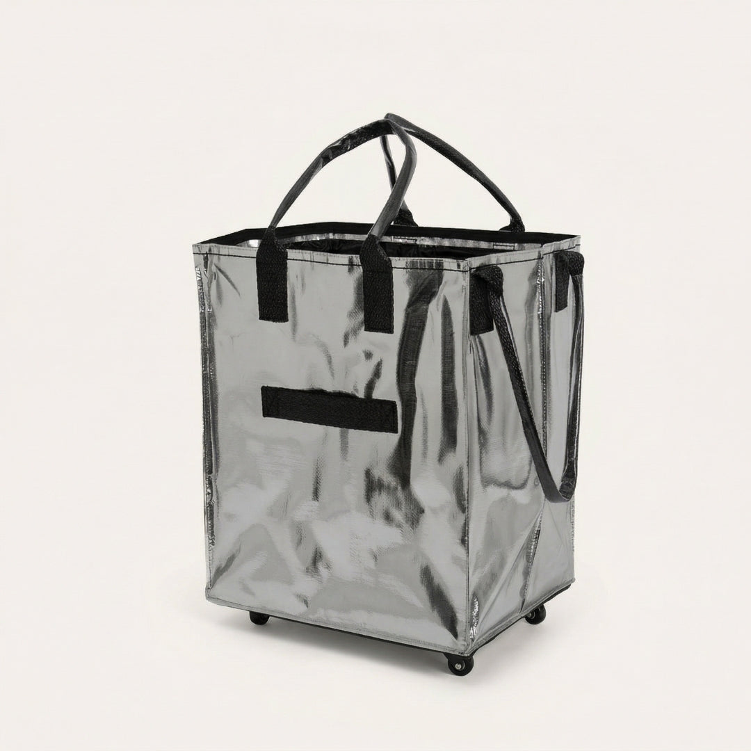 Foldable Rolling Travel Tote