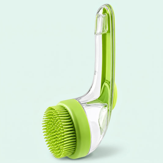 Cepillo de baño para mascotas con dispensador de champú SudsyPaw™ de Omewan
