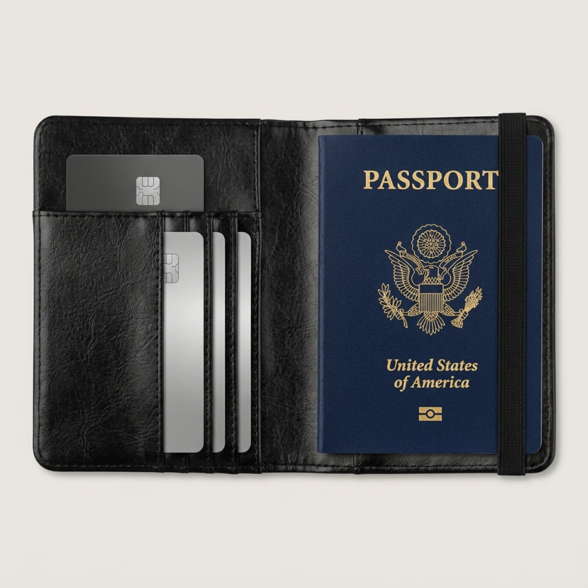 RFID Passport Cover — Premium Leather Travel Case