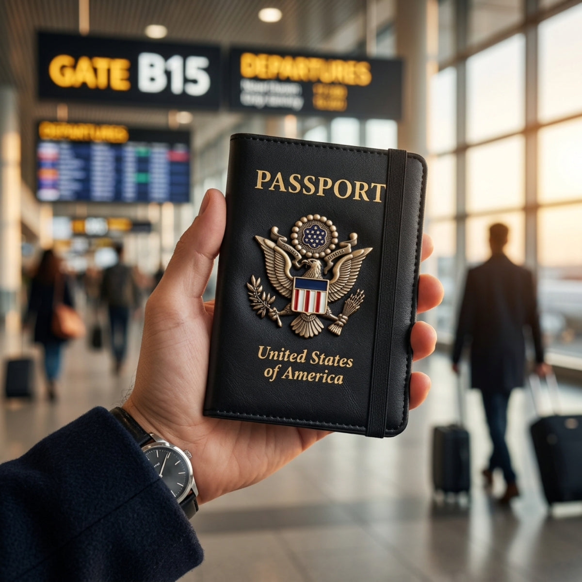 RFID Passport Cover — Premium Leather Travel Case