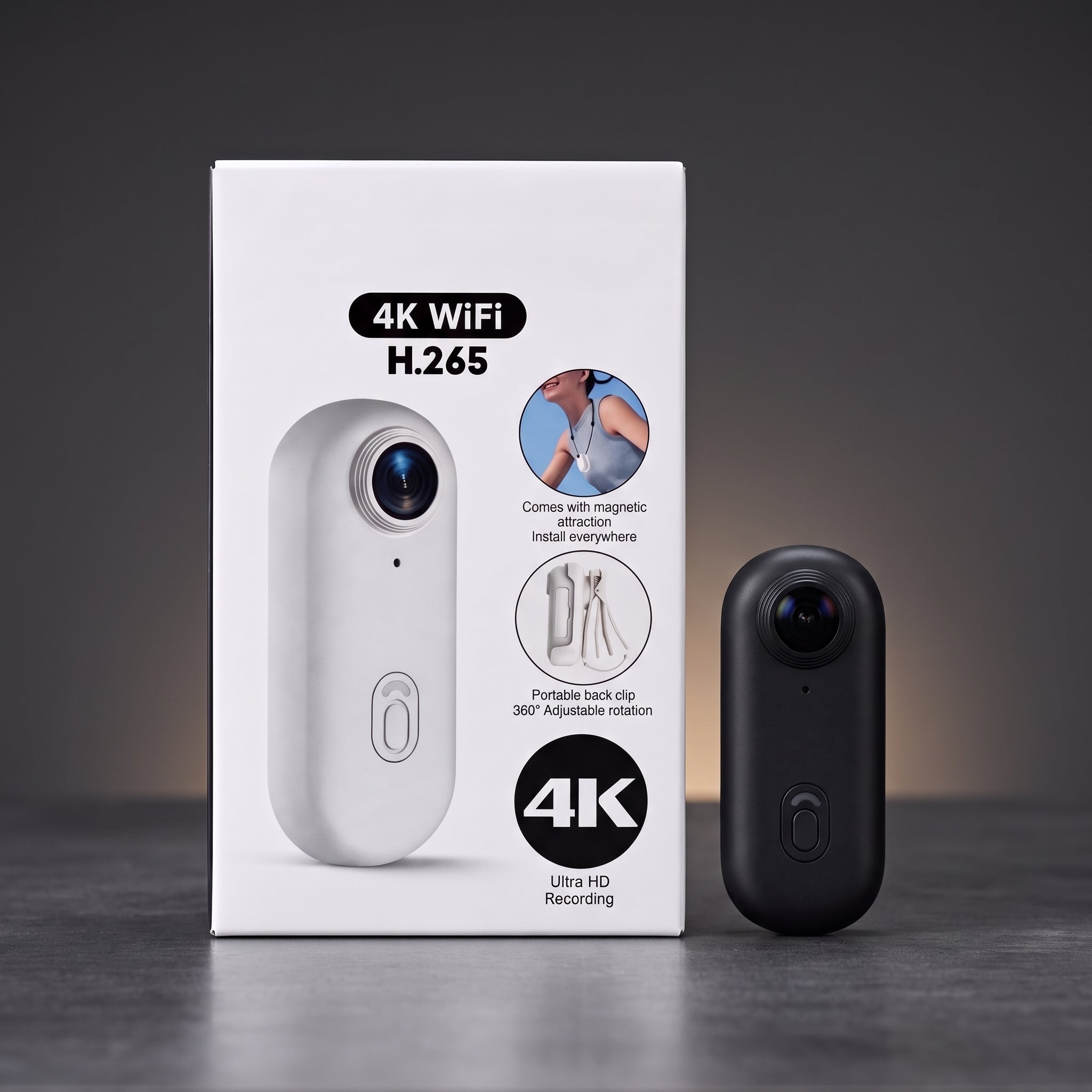 PatchCam™ 4K Magnetic Sports Camera