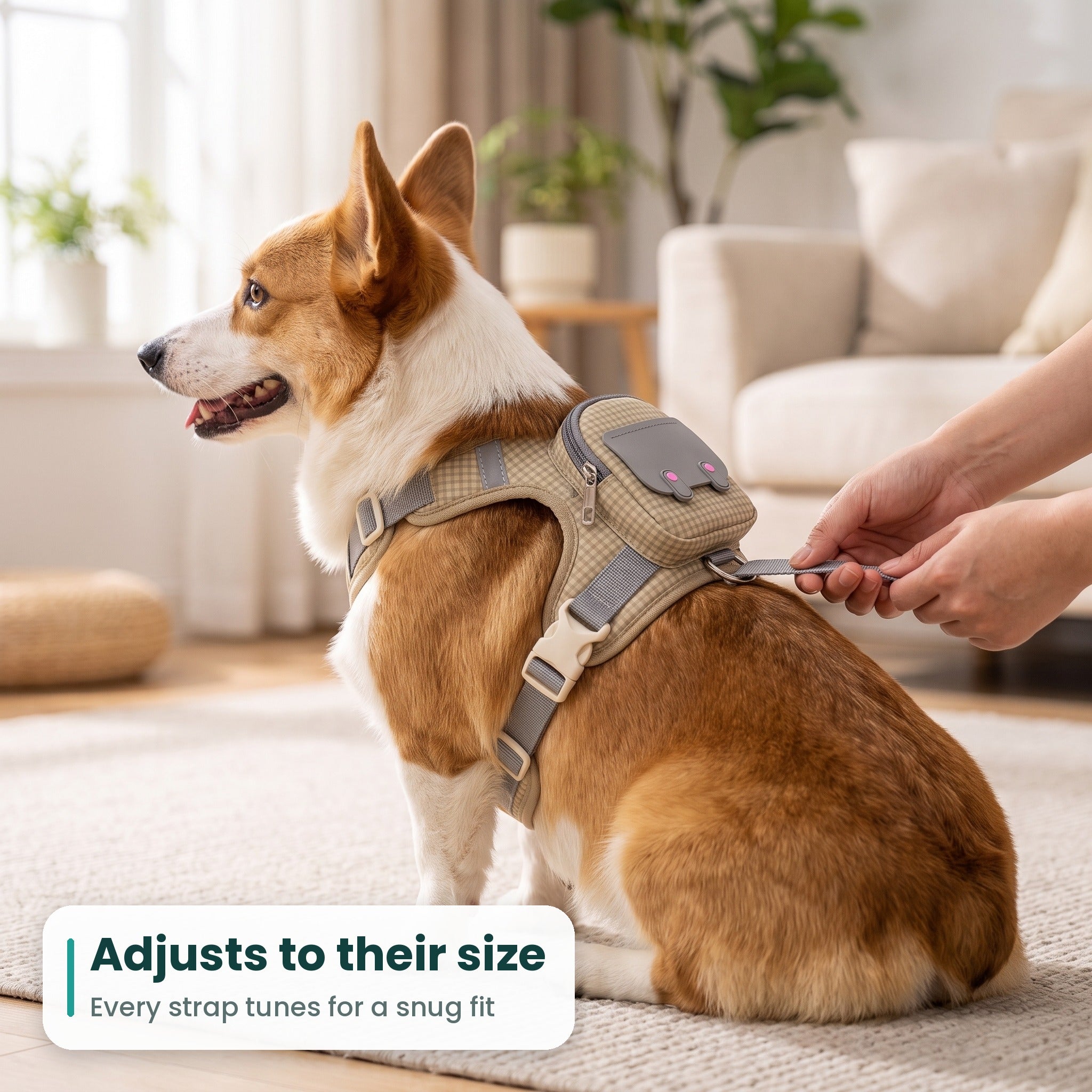 PupPocket™ by Omewan + 3-in-1 Backpack Harness