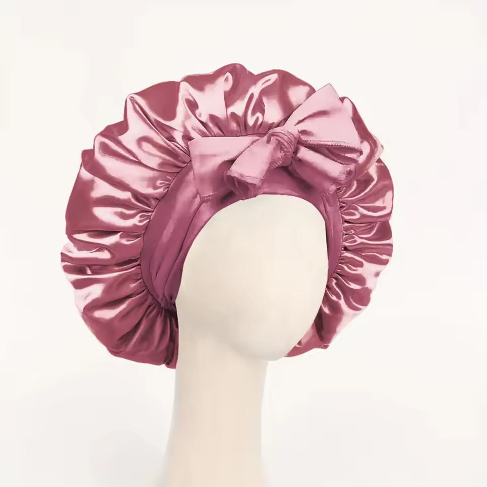 100% Pure Silk Hair Protection Bonnet